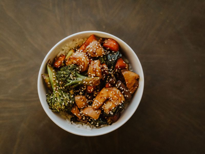 Salmon Teriyaki with Broccoli