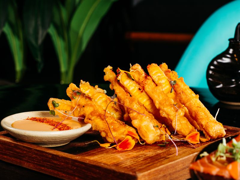 Polenta Sticks with Honey