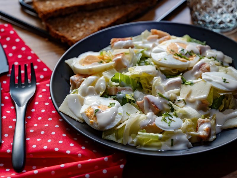 Caesar Salad with Egg