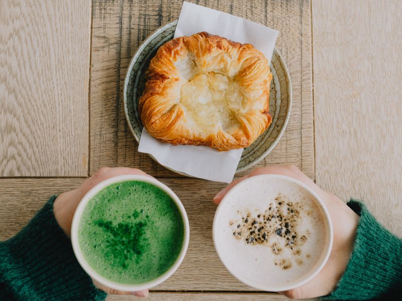 Matcha Latte with Oat Milk