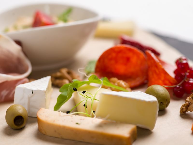 Ham and Cheese Skewers