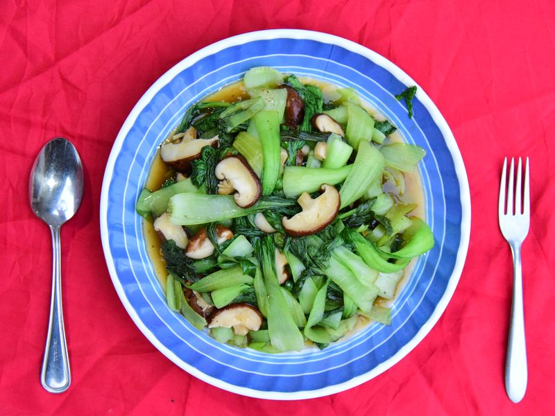 Teriyaki Tofu with Bok Choy