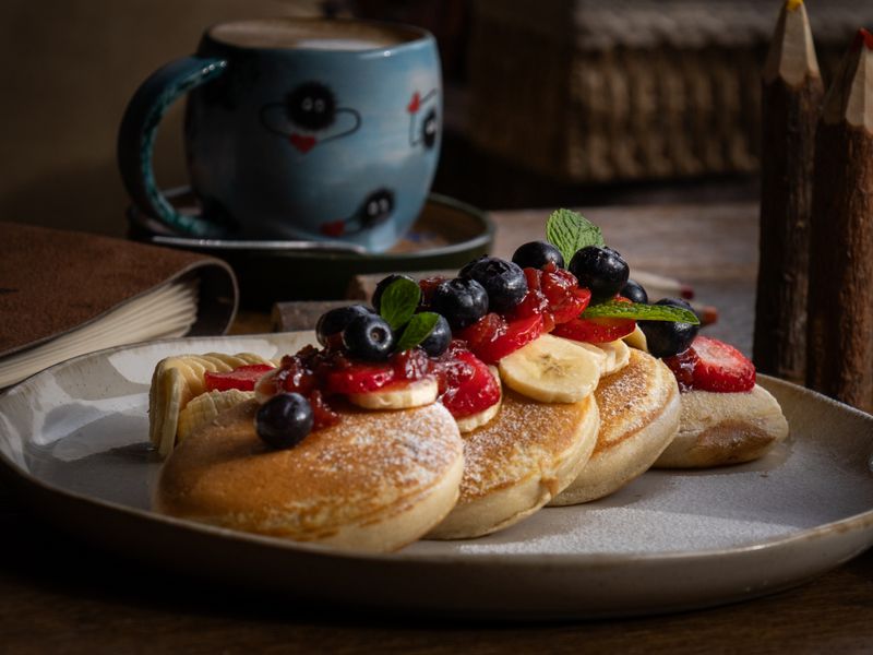 Pancakes with Coffee