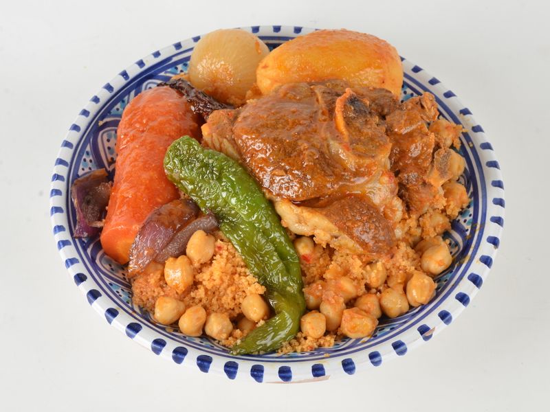 Couscous Pan with Merguez