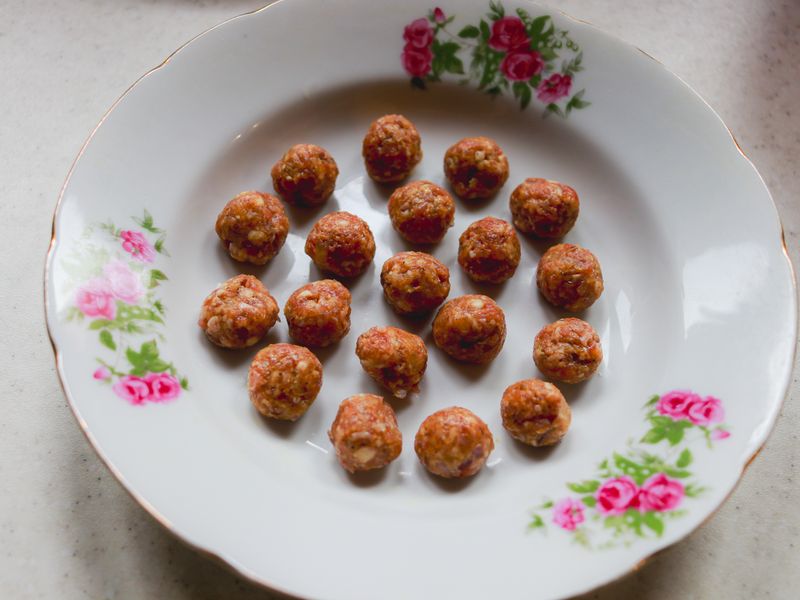 Mini Meatballs with Mustard