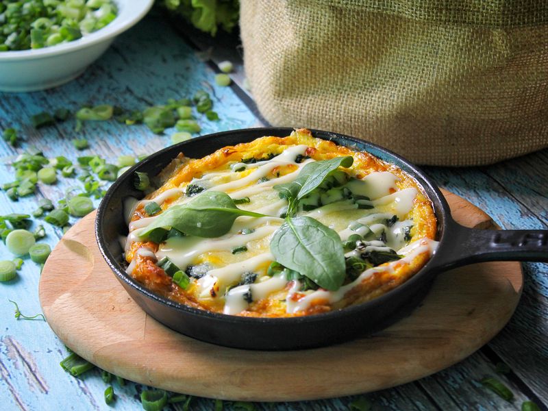 Spinach Feta Frittata