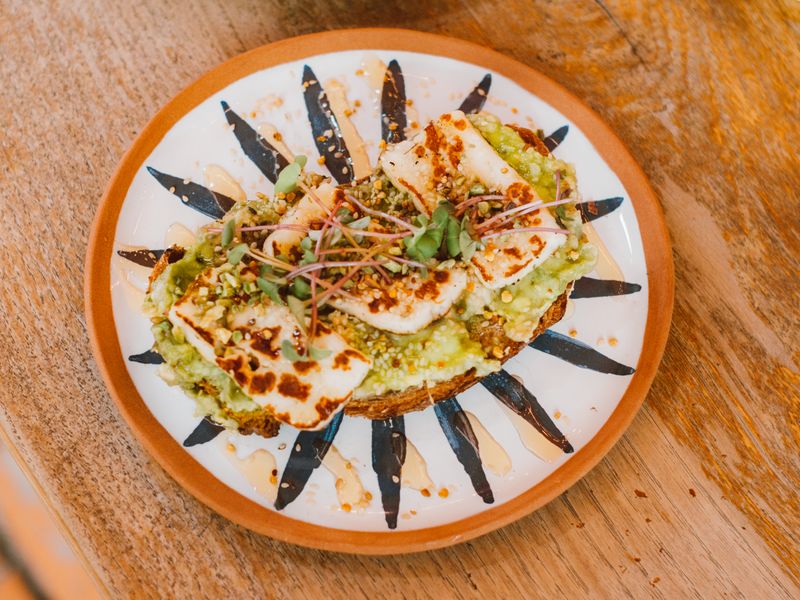 Grilled Halloumi Salad