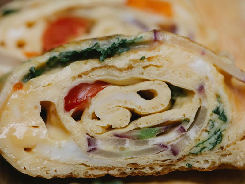 Spinach Feta Omelette