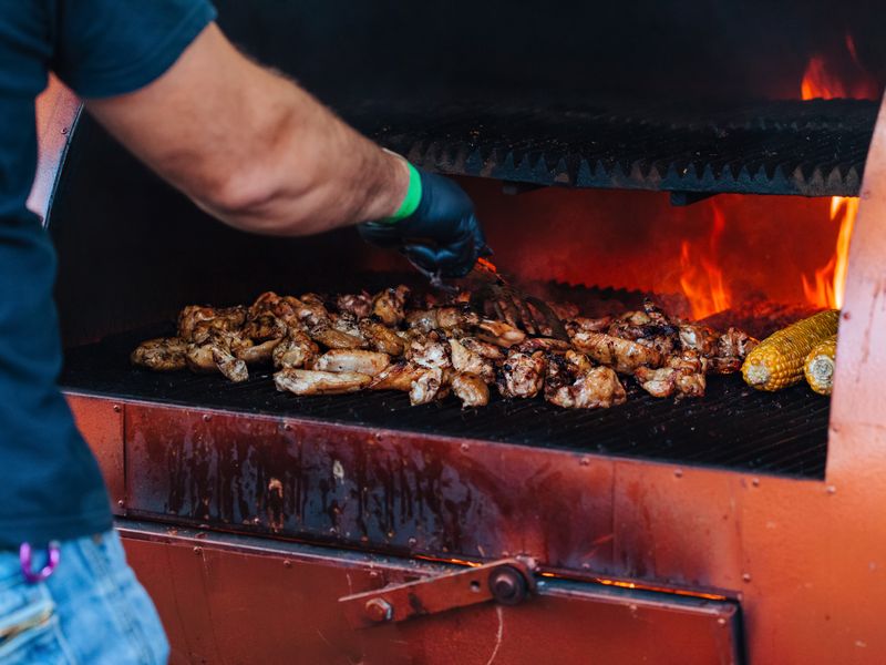 BBQ Chicken with Corn on the Cob